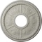 Ekena Millwork Tirana Ceiling Medallion (Fits Canopies up to 4 3/4"), 13 7/8"OD x 3 3/4"ID x 1 1/4"P, Pot of Cream CM13TIPCF - alternate 1